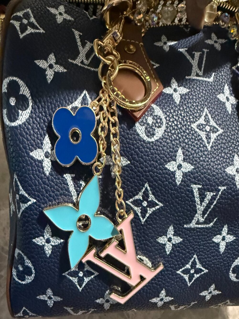 STUNNING BRAND NEW IN BOX FASHION BAG CHARMS-SET OF 2!!!